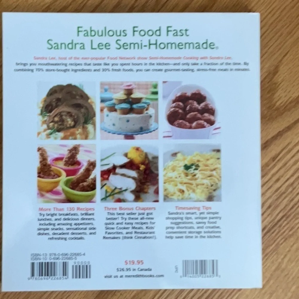 SANDRA Lee Semi-Homemade Cooking Cookbook - Picture 2 of 4